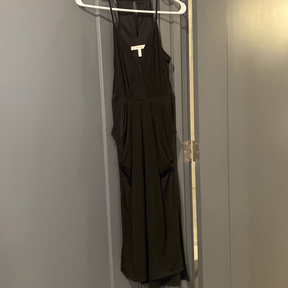 BCGB generation black midi dress